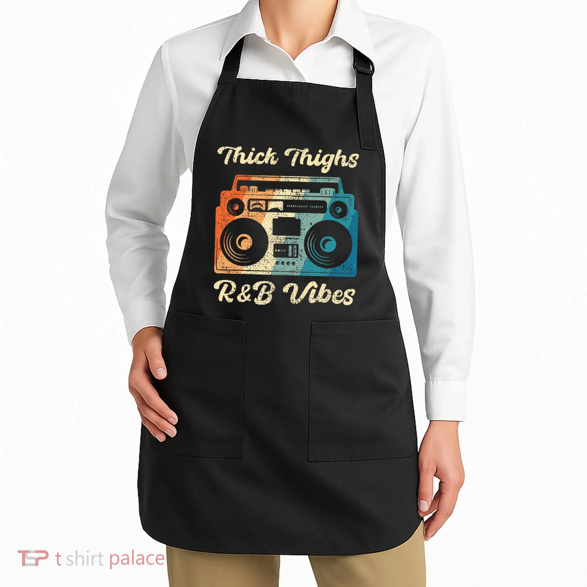 Thick Thighs R&B Vibes Apron