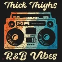 Thick Thighs R&B Vibes Women's Hoodie thumb 2