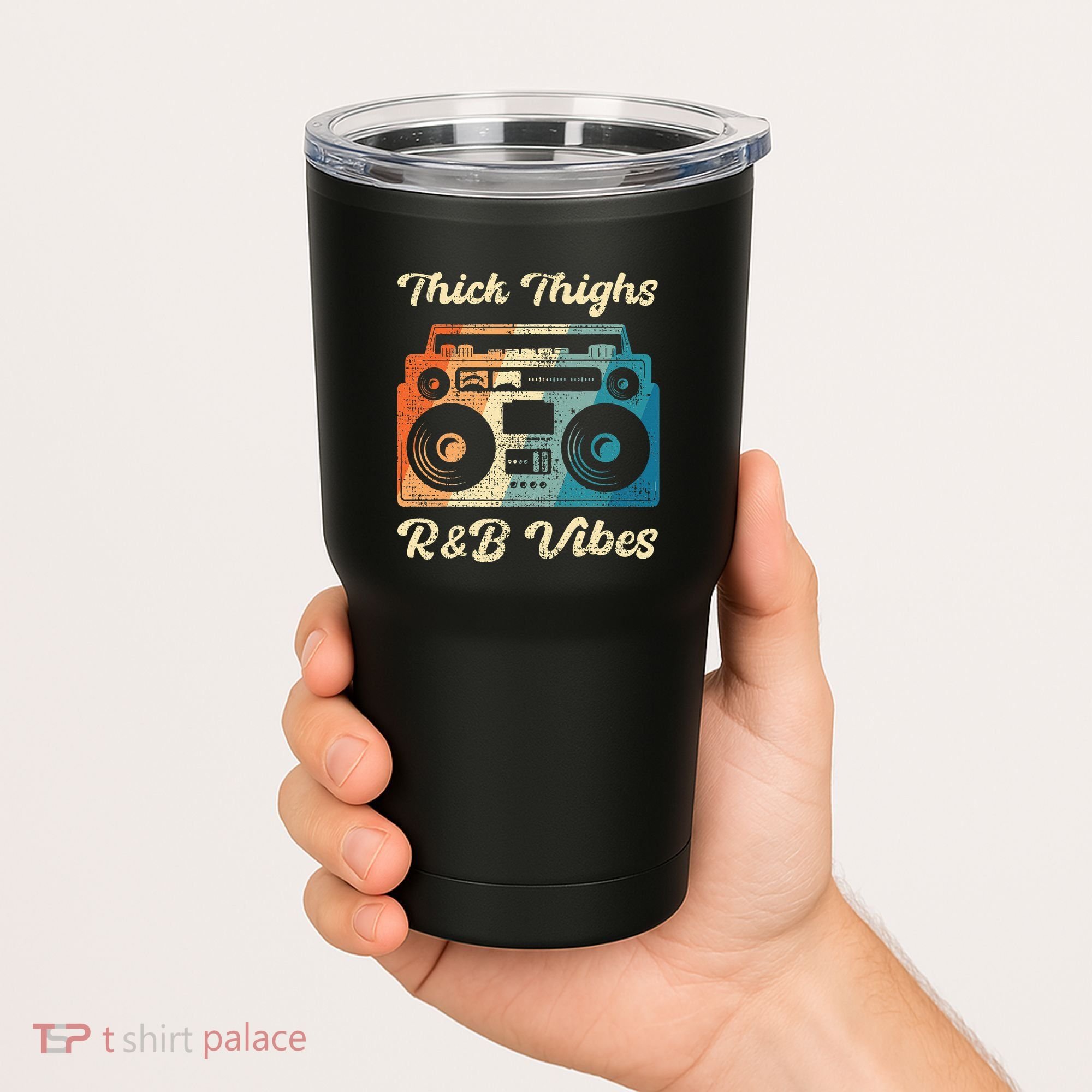 Thick Thighs R&B Vibes Tumbler