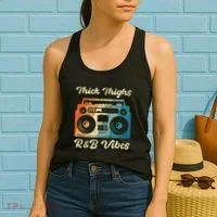 Thick Thighs R&B Vibes Women's Tank Top thumb 2
