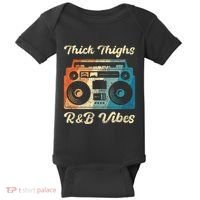 Thick Thighs R&B Vibes Baby Bodysuit thumb 0
