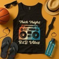 Thick Thighs R&B Vibes Tank Top thumb 4