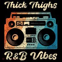 Thick Thighs R&B Vibes Women's Long Sleeve Shirt thumb 2