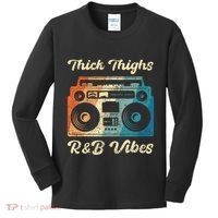 Thick Thighs R&B Vibes Kids Long Sleeve Shirt thumb 0