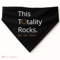 This Totality Rocks Solar Eclipse 2024 USA-Made Doggie Bandana thumb 0