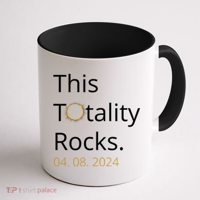 This Totality Rocks Solar Eclipse 2024 Coffee Mug back