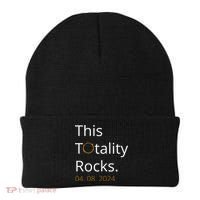 This Totality Rocks Solar Eclipse 2024 Beanie thumb 0