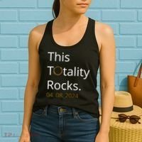 This Totality Rocks Solar Eclipse 2024 Women's Tank Top thumb 2