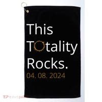 This Totality Rocks Solar Eclipse 2024 Golf Towel thumb 0