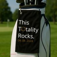 This Totality Rocks Solar Eclipse 2024 Golf Towel thumb 2