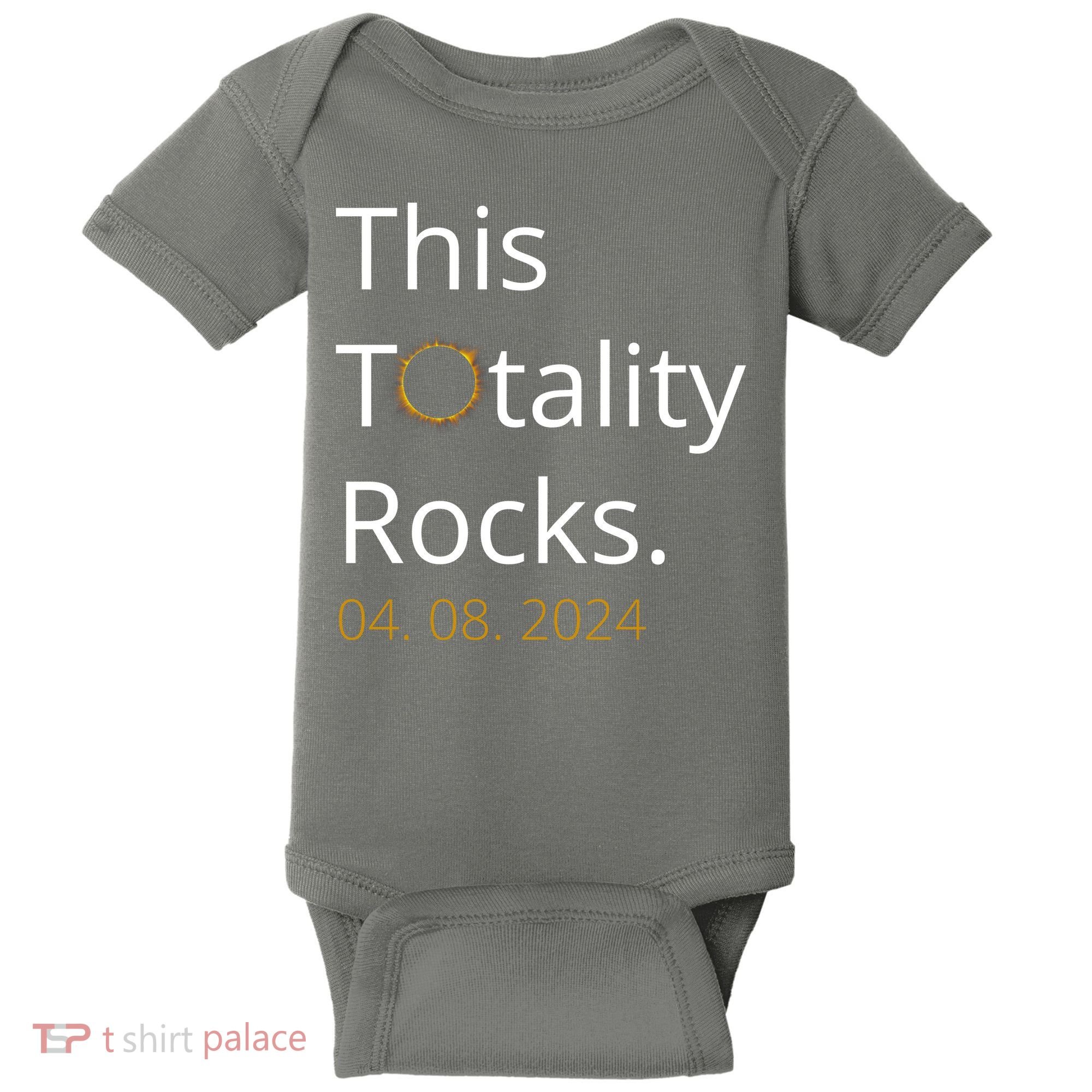 This Totality Rocks Solar Eclipse 2024 Baby Bodysuit