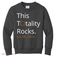 This Totality Rocks Solar Eclipse 2024 Kids Sweatshirt thumb 0