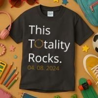 This Totality Rocks Solar Eclipse 2024 Kids T-Shirt thumb 3