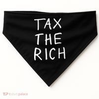 Tax The Rich USA-Made Doggie Bandana thumb 0