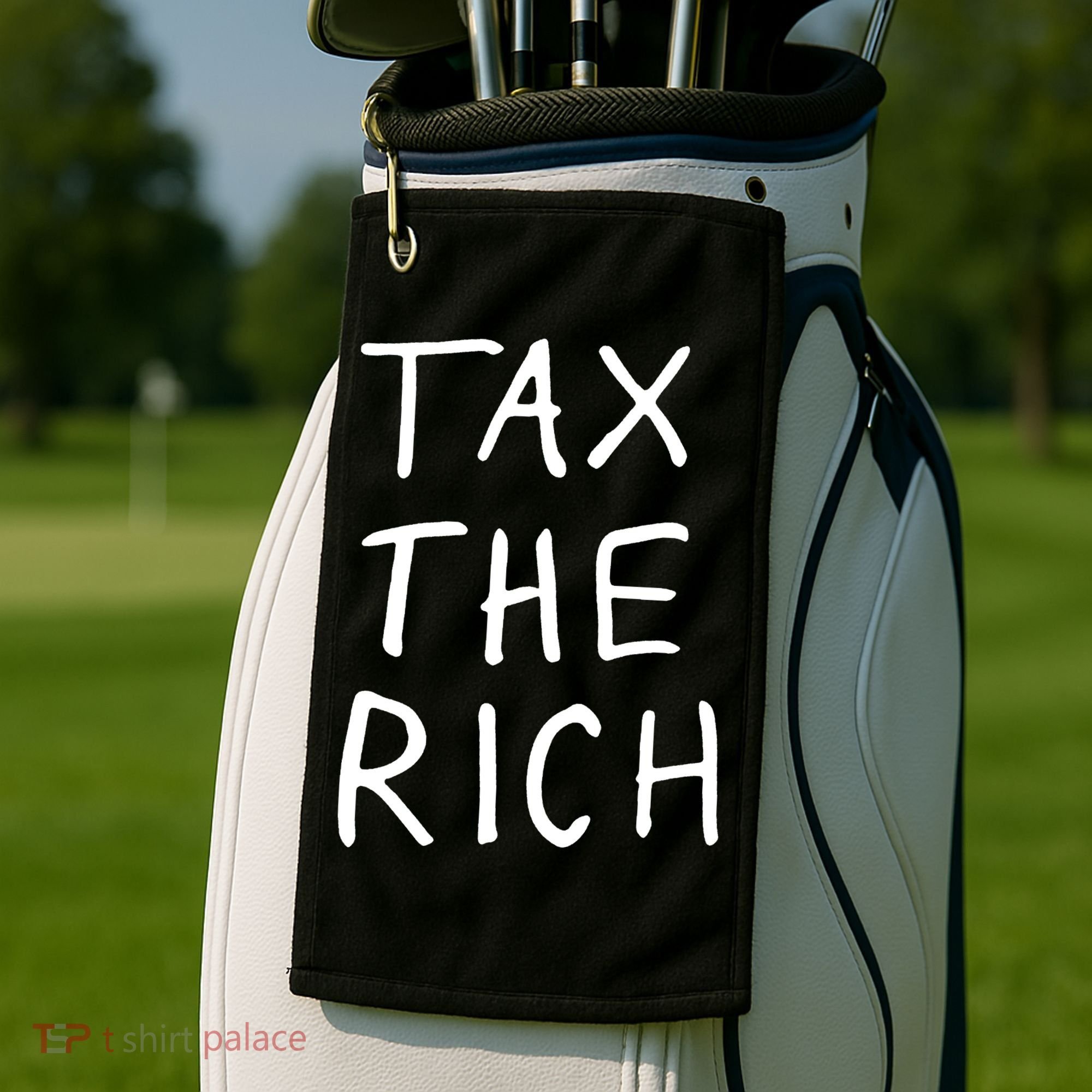 Tax The Rich Golf Towel