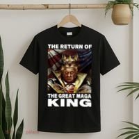 Ultra Maga Trump The Return Of The Great MAGA King T-Shirt thumb 2