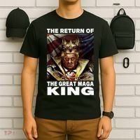 Ultra Maga Trump The Return Of The Great MAGA King T-Shirt thumb 6