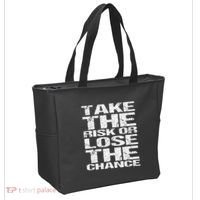 Take The Risk Or Lose The Chance Tote Bag thumb 2