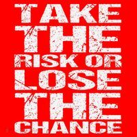 Take The Risk Or Lose The Chance Santa Hat thumb 1