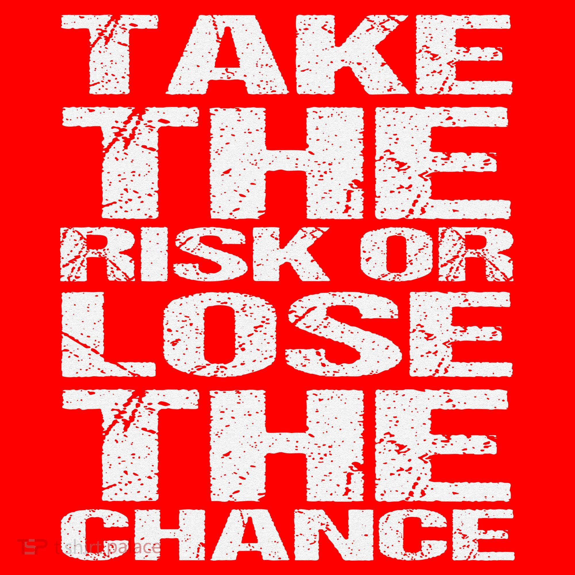 Take The Risk Or Lose The Chance Santa Hat