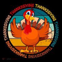 Thanksgiving Turkey Retro Sunset Holiday Coffee Mug thumb 5