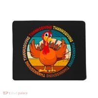 Thanksgiving Turkey Retro Sunset Holiday Mousepad thumb 0