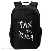 Tax The Rich AOC Quote Backpack thumb 0