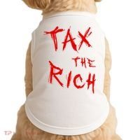 Tax The Rich AOC Quote Doggie Tank thumb 0