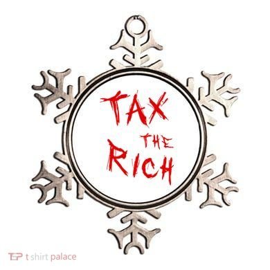 Tax The Rich AOC Quote Ornament
