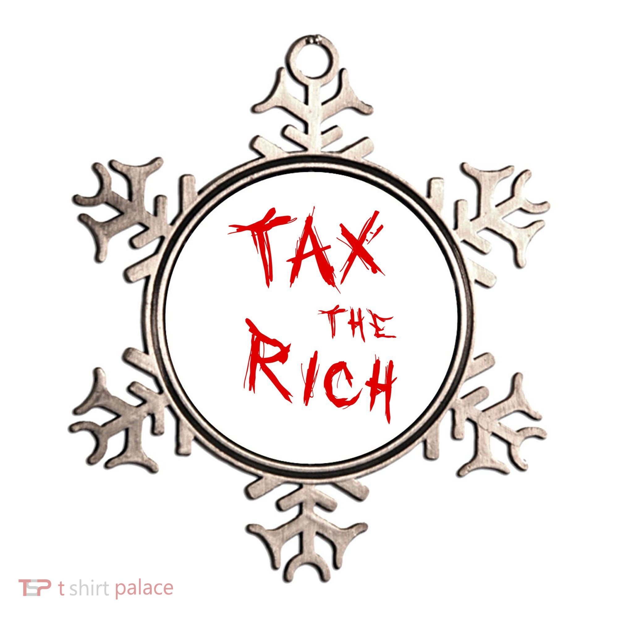 Tax The Rich AOC Quote Ornament