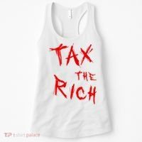 Tax The Rich AOC Quote Women's Tank Top thumb 0