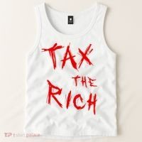 Tax The Rich AOC Quote Tank Top thumb 2