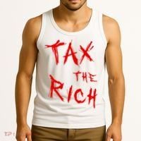Tax The Rich AOC Quote Tank Top thumb 3