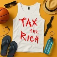 Tax The Rich AOC Quote Tank Top thumb 4