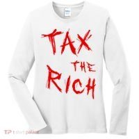Tax The Rich AOC Quote Women's Long Sleeve Shirt thumb 0