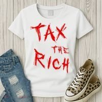 Tax The Rich AOC Quote Women's T-Shirt thumb 3