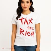 Tax The Rich AOC Quote Women's T-Shirt thumb 4