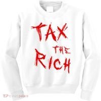 Tax The Rich AOC Quote Kids Sweatshirt thumb 0