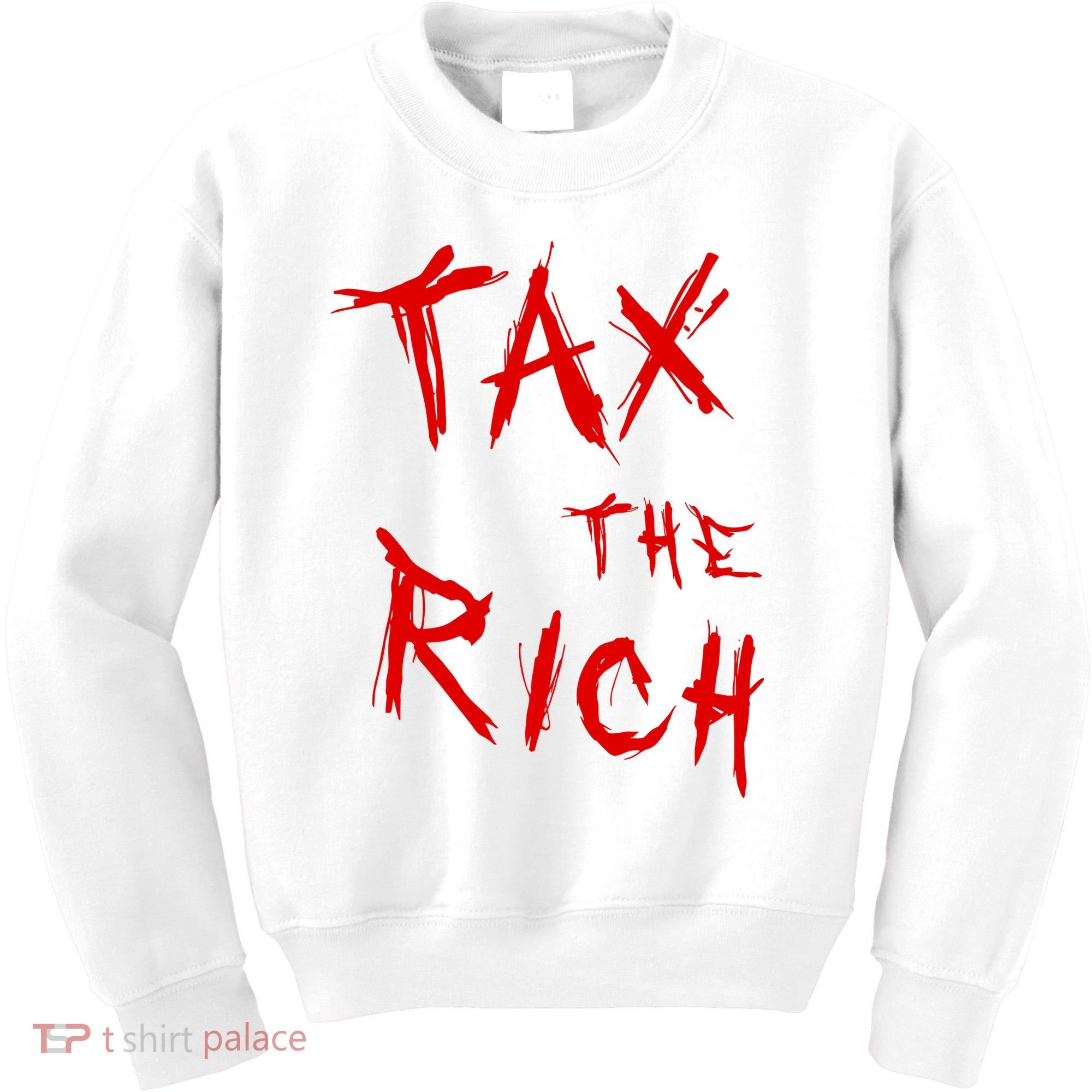 Tax The Rich AOC Quote Kids Sweatshirt