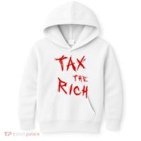 Tax The Rich AOC Quote Kids Hoodie thumb 0