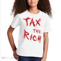 Tax The Rich AOC Quote Kids T-Shirt thumb 2