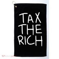 Tax The Rich Golf Towel thumb 0