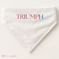 Triumph Trump Republican Trump USA-Made Doggie Bandana thumb 0