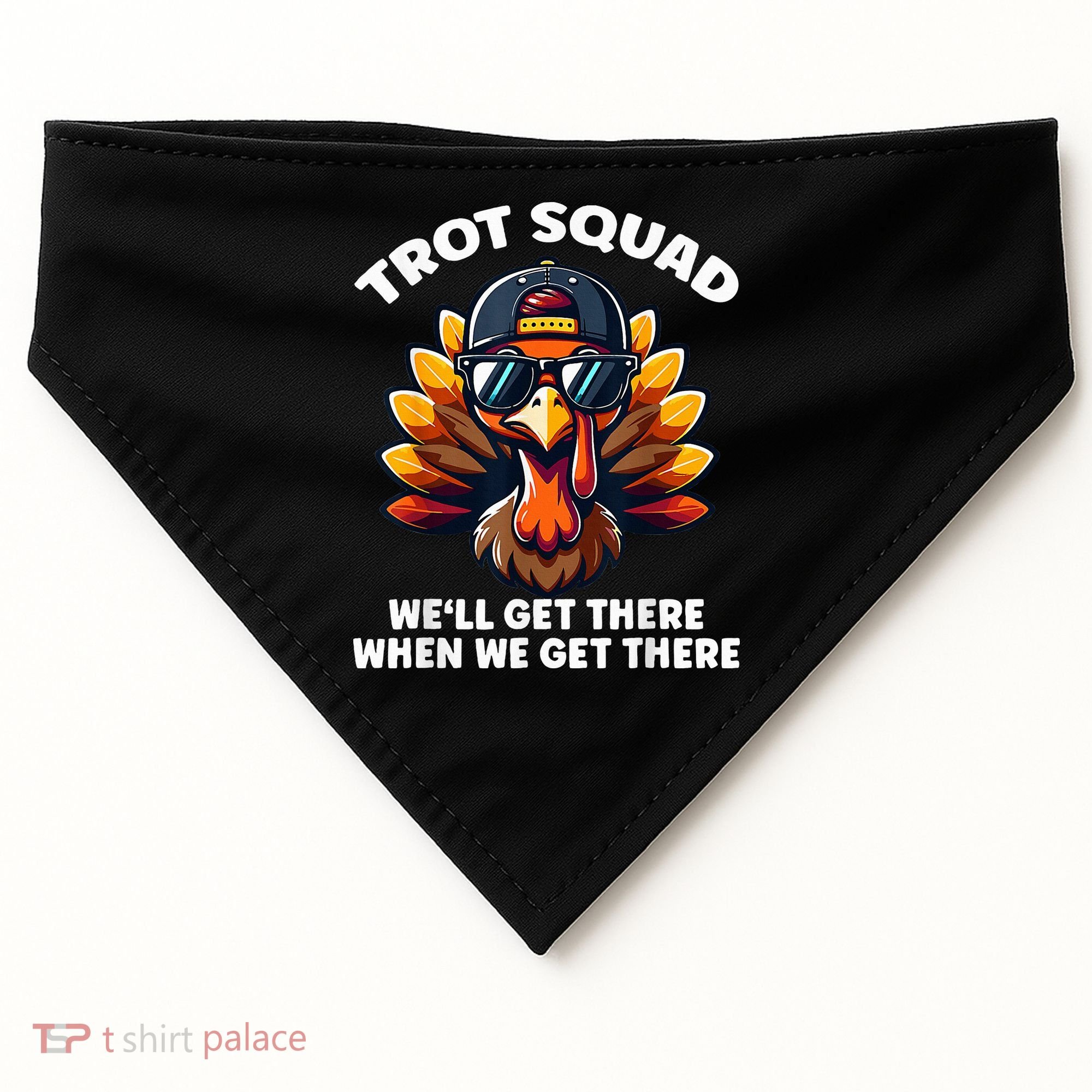 Thanksgiving Turkey Running Outfit Gear Costume Turkey Trot USA-Made Doggie Bandana