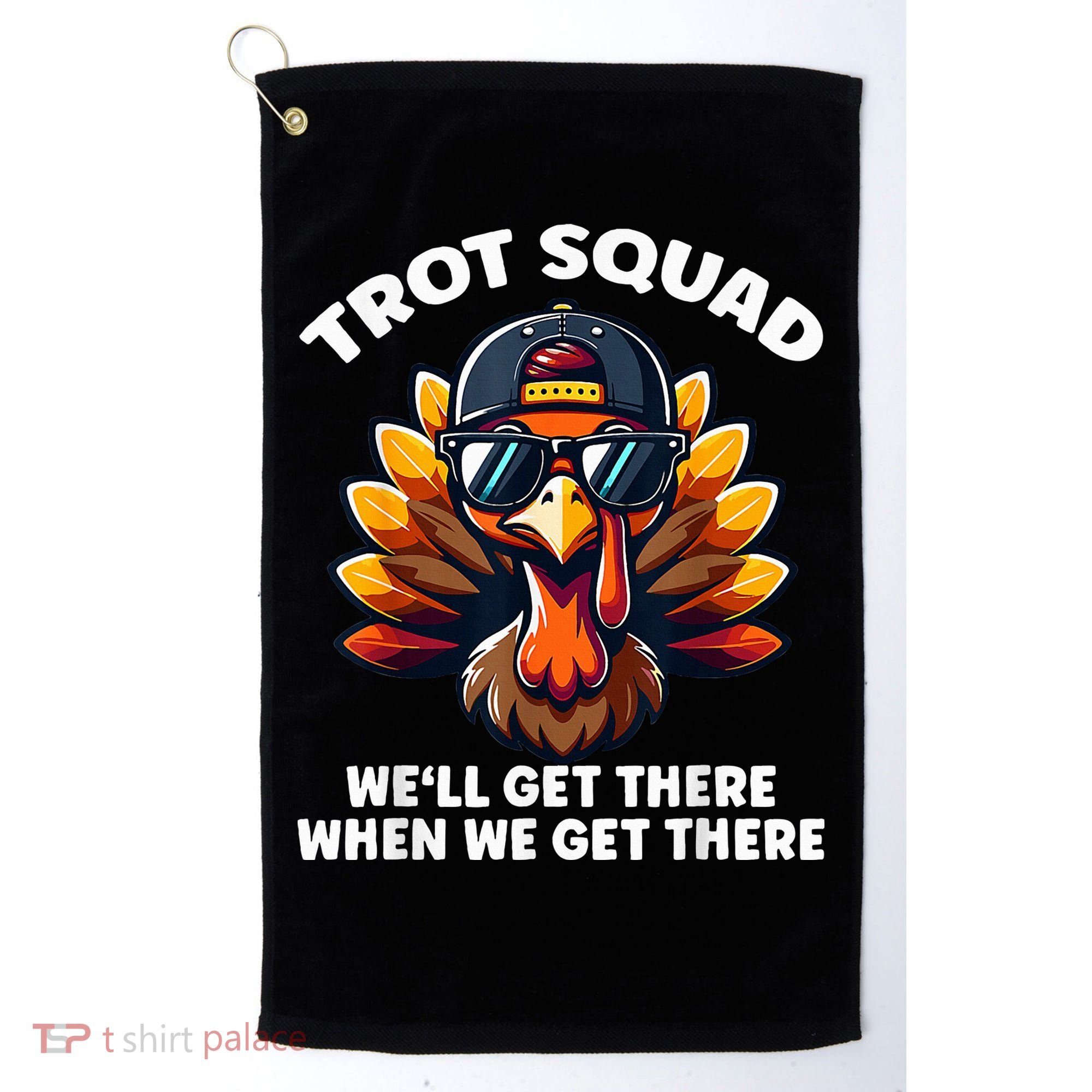 Thanksgiving Turkey Running Outfit Gear Costume Turkey Trot Golf Towel