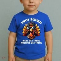 Thanksgiving Turkey Running Outfit Gear Costume Turkey Trot Toddler T-Shirt thumb 2