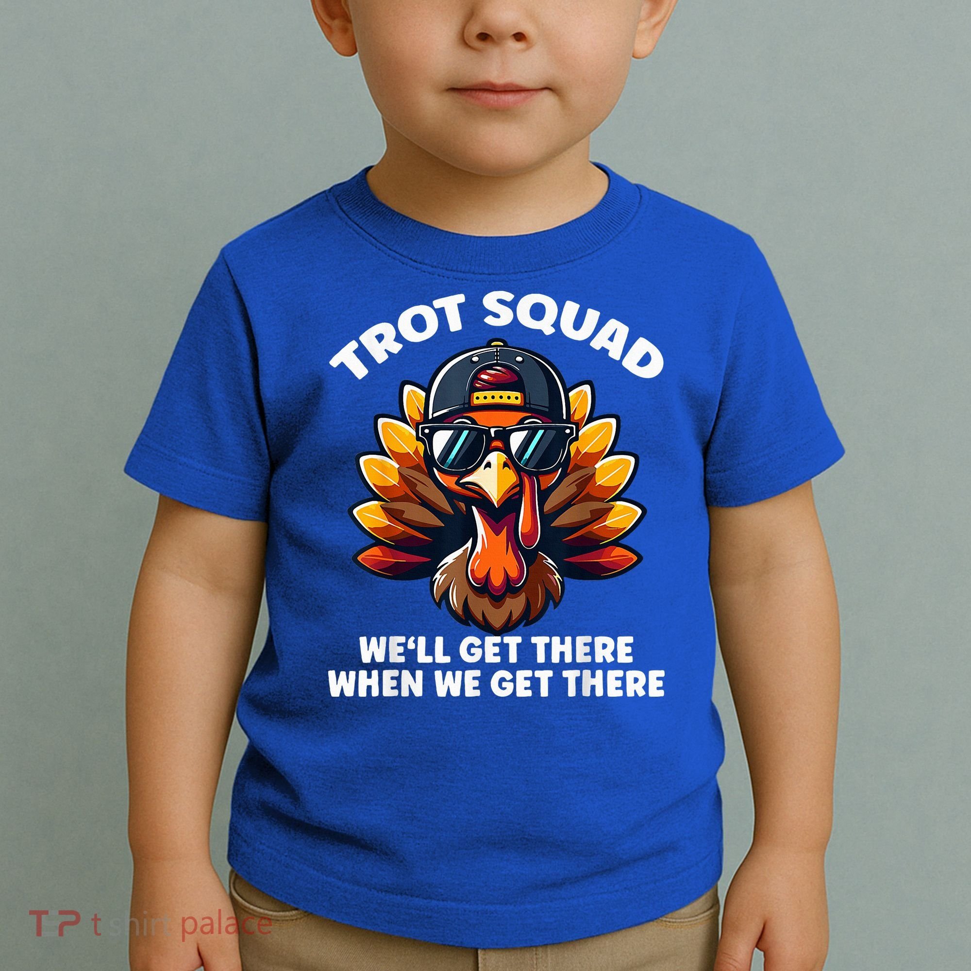 Thanksgiving Turkey Running Outfit Gear Costume Turkey Trot Toddler T-Shirt