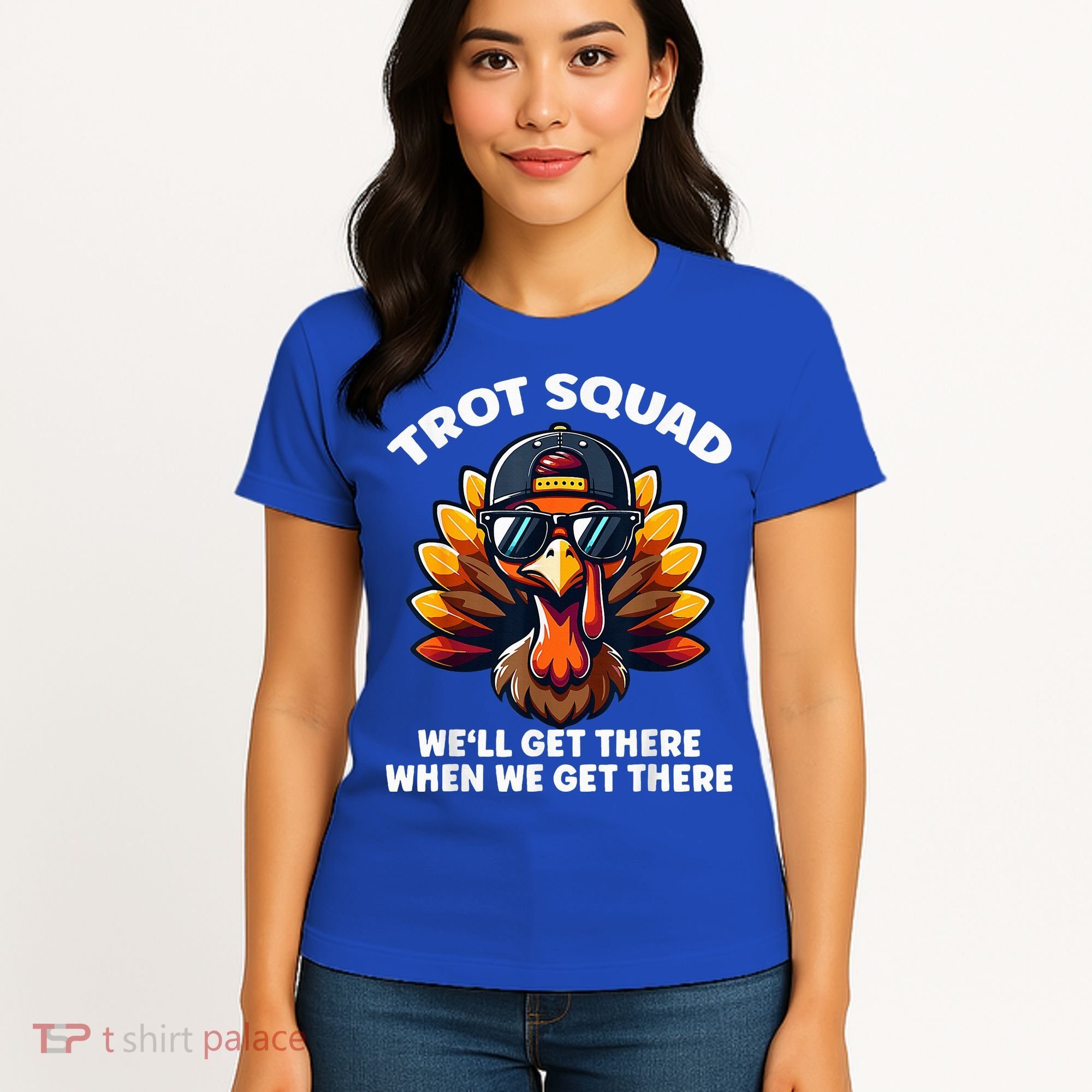 Thanksgiving Turkey Running Outfit Gear Costume Turkey Trot Women's T-Shirt