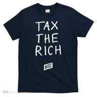 Tax The Rich AOC T-Shirt thumb 0