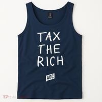 Tax The Rich AOC Tank Top thumb 2